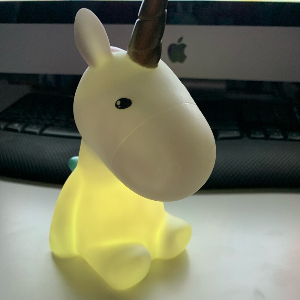 Unicorn RAINBOW kids night light - Picture 8 of 10